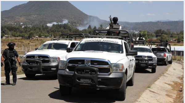 Ataque a elementos de la Guardia Nacional deja 6 agresores abatidos en Uruapan, Michoacán